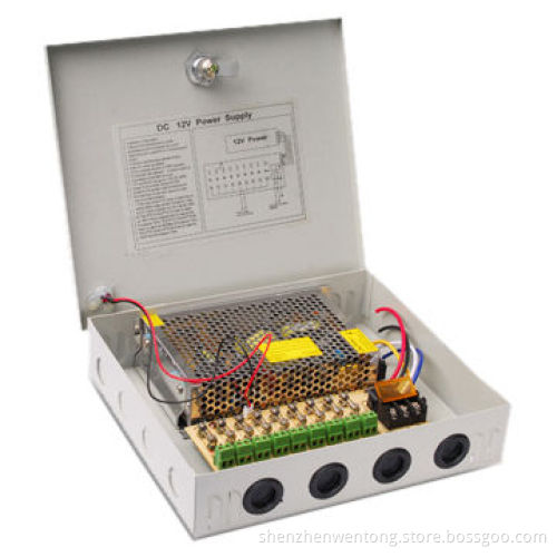 120W Series Multi-channel Dedicated CCTV Power Supply with 90 to 132V AC Input Voltage